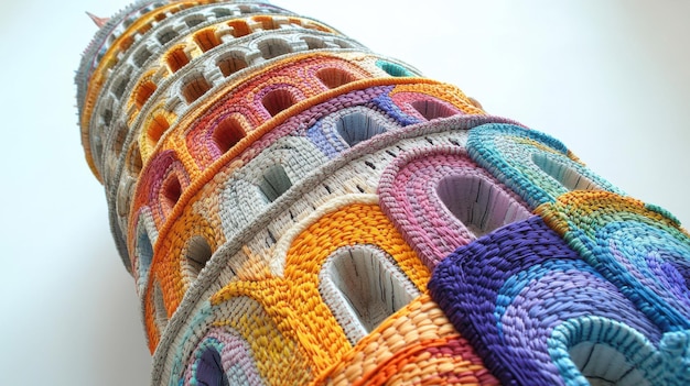 Broderie colorată pe pânză